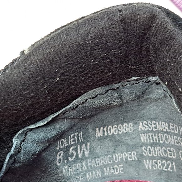 MUNRO Womens 8.5W Wide Joliet Black Comfort Shoes Sneaker Suede Arch Support USA - Picture 13 of 14